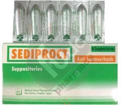 Sediproct Suppositories 6S