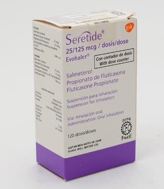 Seretide 25/125 Mdi’s 120d