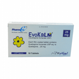 Evokalm Quetiapine 25mg 28S