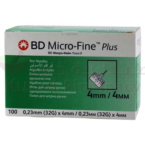 BD Micro-fine Plus 4mm/4mm