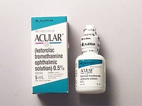 Acular 0.5% Ketorolac Tromethamine 5ML 5ML Bottle