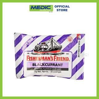 Fishermans Friend Blackcurrant&menthol Sugar Free Lozenges 20S