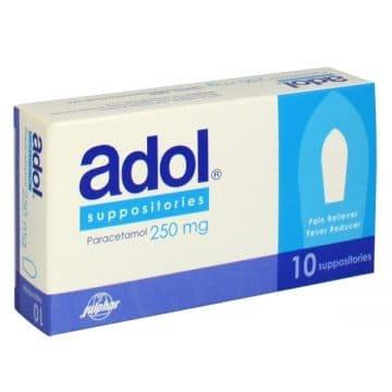 Adol 250mg Suppositories 10S 250mg 10 Piece