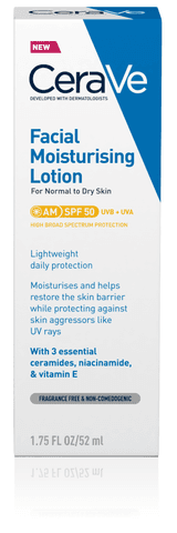 Cerave AM Facial Moisturising Lotion SPF 50 52ml