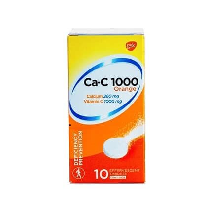 Ca-c 1000 Orange Flavour Effervescent