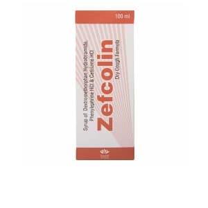 zefcolin syrup 100ml - bottle