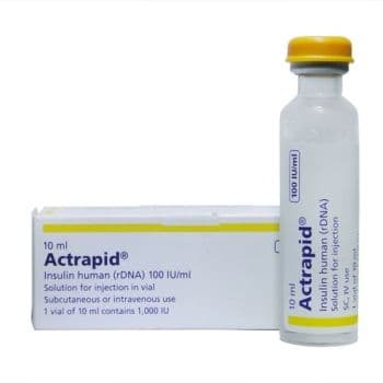 Actrapid 100 Iu/ml 10ml Vial