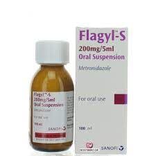 Flagyl Susp 100ml 200mg/5ml Metronidazole 200mg/5ml 200mg/5ml Bottle