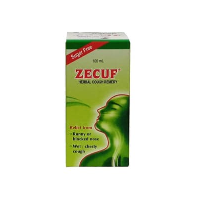 Zecuf Herbal Cough Remedy (sugar Free) 100ml
